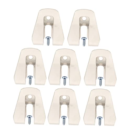HAMPPLIES 8 Stück Teiliges Gürtelclip Haken mit Schrauben Robuste Werkzeughalterung Korrosionsbeständig Einfach zu Montieren für Werkzeugtaschen und Power Tool Zubehör von HAMPPLIES