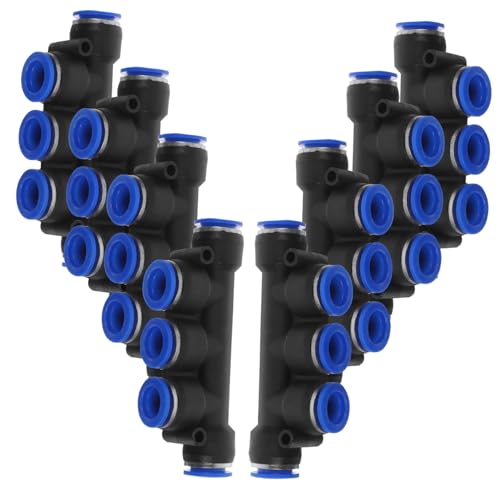 HAMPPLIES 8 Stück Teiliges Kunststoff Pneumatik Schnellverbinder Set Luftschlauch Kupplungen Fünfwege Verteiler für Industrieautomation Temperaturbeständig Vielseitig Kompatibel HAMPPLIES 8 Stück Teiliges Kunststoff Pneumatik Schnellverbinder Set Luftschlauch Kupplungen Fünfwege Verteiler für Industrieautomation Temperaturbeständig Vielseitig Kompatibel von HAMPPLIES