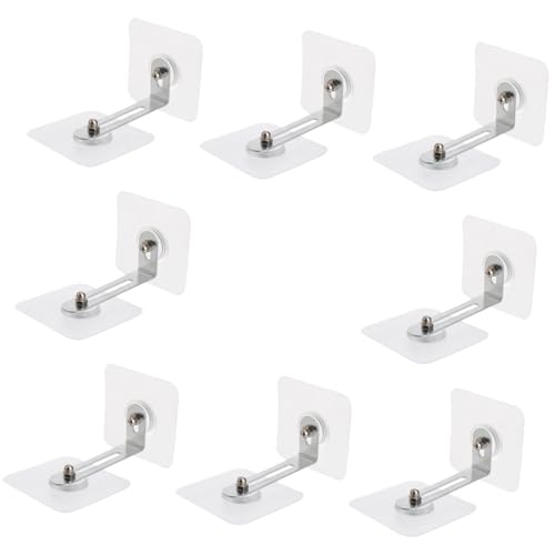 HAMPPLIES 8 Stück Teiliges Möbelwandanker Selbstklebend Verstellbar ohne Bohren Kippschutz für Schrank Kommode Regal gegen Umkippen Einfache Montage Modernes Design HAMPPLIES 8 Stück Teiliges Möbelwandanker Selbstklebend Verstellbar ohne Bohren Kippschutz für Schrank Kommode Regal gegen Umkippen Einfache Montage Modernes Design von HAMPPLIES