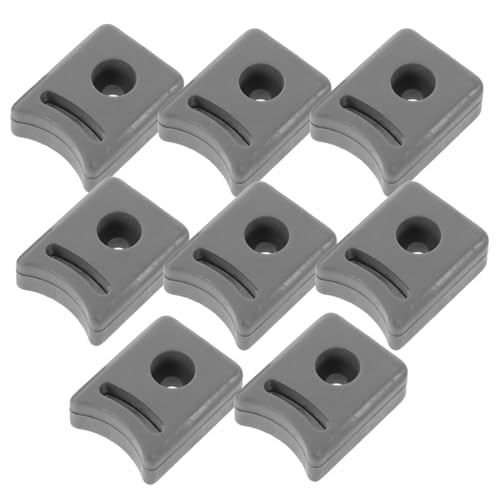 HAMPPLIES 8 Stück Teiliges Schiebetür Dämpfer für Duschtüren Rutschfeste Schiebetür Anschlagdämpfer Stoßfeste Türbegrenzung Schutz für Duschraum Laufschienen Zubehör von HAMPPLIES