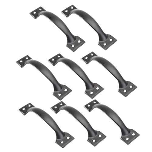 HAMPPLIES 8 Stück Teiliges Schwarzer Bogen Möbelgriff Glatter Oberfläche Sicher und Komfortabel Geeignet für Schrank Kleiderschrank Schublade Modernes Design für Stilvolle Wohnraumdekoration HAMPPLIES 8 Stück Teiliges Schwarzer Bogen Möbelgriff Glatter Oberfläche Sicher und Komfortabel Geeignet für Schrank Kleiderschrank Schublade Modernes Design für Stilvolle Wohnraumdekoration von HAMPPLIES