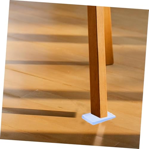 HAMPPLIES 8 Stück Teiliges Transparentes Möbelkeil Verschleißfestem rutschfest Stapelbar Vielseitig als Türkeil Nivellierhilfe und Möbelstütze für Haushalt und Toilette Einfach Zuschneidbar von HAMPPLIES