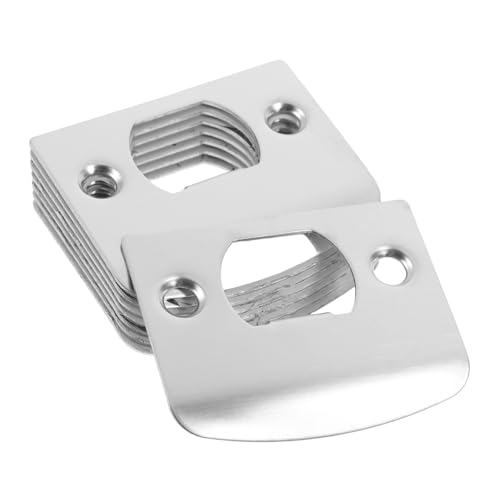 HAMPPLIES 8 Stück Teiliges Türschloss Schlagblech D Förmige Edelstahl Türschloss Riegel Führungsplatte Verstärkt Schwarze Oberfläche Einfache Montage Passend für Holztüren und Zimmertüren HAMPPLIES 8 Stück Teiliges Türschloss Schlagblech D Förmige Edelstahl Türschloss Riegel Führungsplatte Verstärkt Schwarze Oberfläche Einfache Montage Passend für Holztüren und Zimmertüren von HAMPPLIES