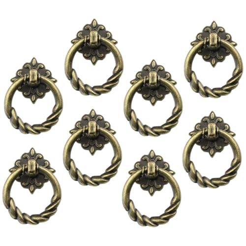 HAMPPLIES 8 Stück Vintage Möbelgriffe Metall Schrankgriffe für Küchenschränke Kommoden Kleiderschränke Einfache Montage Glatte Oberfläche Robust und Sicher Geeignet für Türen HAMPPLIES 8 Stück Vintage Möbelgriffe Metall Schrankgriffe für Küchenschränke Kommoden Kleiderschränke Einfache Montage Glatte Oberfläche Robust und Sicher Geeignet für Türen von HAMPPLIES
