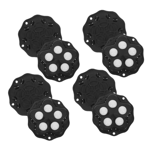 HAMPPLIES 8stücke Selbstklebende Möbelräder Gleiter Für Arbeitsplattengeräte Küchengeräte Drehgelenkräder Für Kaffeemaschinen Aufbewahrungsboxen von HAMPPLIES