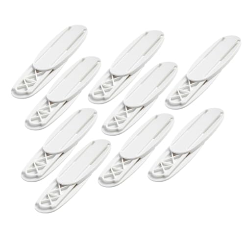 HAMPPLIES 9 Paare Selbstklebender Stanzfreier Steckdosenleisten Halter Wandhalterung Fixierer ohne Bohren Kabelmanagement Befestigung für Büro und Zuhause HAMPPLIES 9 Paare Selbstklebender Stanzfreier Steckdosenleisten Halter Wandhalterung Fixierer ohne Bohren Kabelmanagement Befestigung für Büro und Zuhause von HAMPPLIES