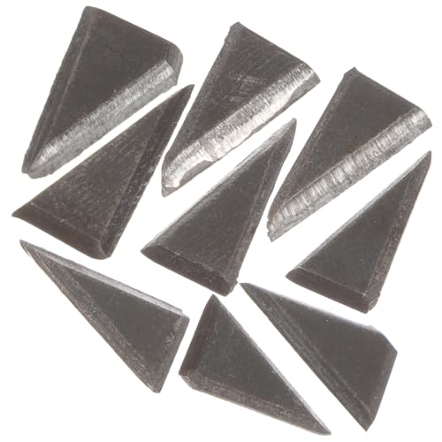 HAMPPLIES 9 Stück Teiliges Eisenkeile für Hammerstiel Robuste Keile Griffverstärkung Langlebige Reparaturteile für Axtstiele und Holzwerkzeuge Glatte Oberfläche Widerstandsfähig und von HAMPPLIES