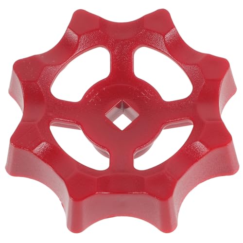 HAMPPLIES Abs Roter Blossom Ventilgriff Runde Handrad Ersatz für Absperrventil Outdoor Wasserhahngriff mit Rutschfestem Design Geeignet für Haushalte und Professionelle Anwendungen von HAMPPLIES