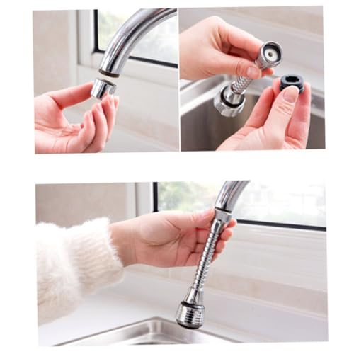 HAMPPLIES Abs Wasserhahnfilter Verlängerung Schwenkbarer Wasserspardüse mit Sprühkopf aus Robustem Abs für Küche und Bad Wassereffizient und Flexibel HAMPPLIES Abs Wasserhahnfilter Verlängerung Schwenkbarer Wasserspardüse mit Sprühkopf aus Robustem Abs für Küche und Bad Wassereffizient und Flexibel von HAMPPLIES