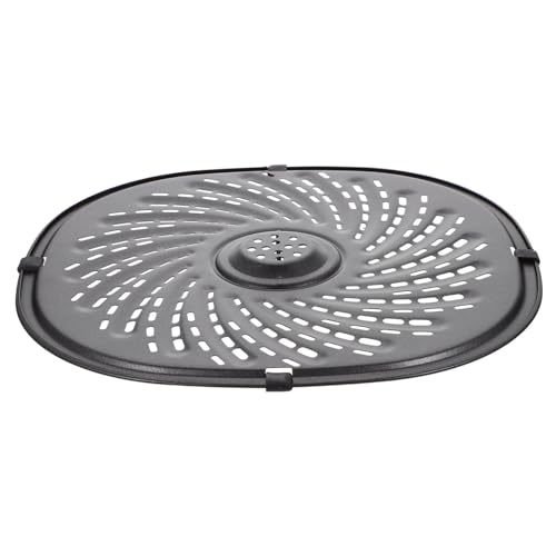 HAMPPLIES Air Fryer Grillplatte mit Silikonhalterung Antihaftbeschichtete Crisper Pfanne Wiederverwendbares Zubehör für Heißluftfritteusen Kompatibel mit Meisten Modellen Einfache Reinigung HAMPPLIES Air Fryer Grillplatte mit Silikonhalterung Antihaftbeschichtete Crisper Pfanne Wiederverwendbares Zubehör für Heißluftfritteusen Kompatibel mit Meisten Modellen Einfache Reinigung von HAMPPLIES