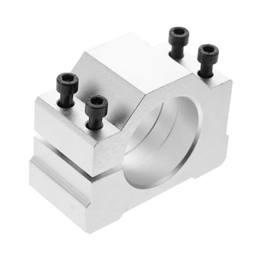 HAMPPLIES Aluminiumlegierung Spindelmotor Halterung Befestigungssitz für Graviermaschine Langlebig Rutschfest Präzise Fixierbar für Cnc Fräsen HAMPPLIES Aluminiumlegierung Spindelmotor Halterung Befestigungssitz für Graviermaschine Langlebig Rutschfest Präzise Fixierbar für Cnc Fräsen von HAMPPLIES
