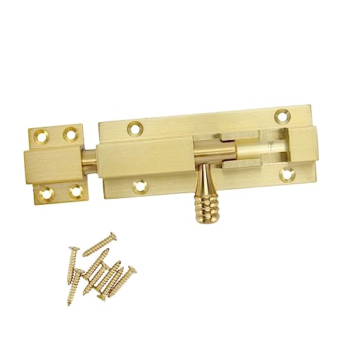 HAMPPLIES Aluminiumlegierung Türschloss Bolzenriegel Verlängerter Türschieber Riegel für Holz Fenstertüren Schlüsselloses Aufschraubschloss Robust und Einfach zu Montieren HAMPPLIES Aluminiumlegierung Türschloss Bolzenriegel Verlängerter Türschieber Riegel für Holz Fenstertüren Schlüsselloses Aufschraubschloss Robust und Einfach zu Montieren von HAMPPLIES