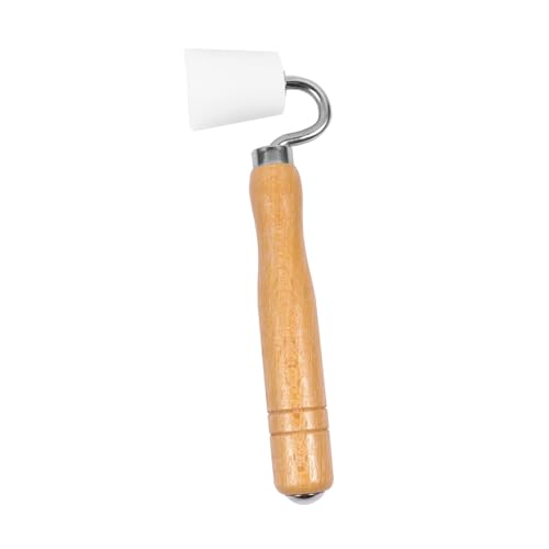 HAMPPLIES Andrückrolle mit Holzgriff Pom Walze Langlebig Verschleißfest für Tapeten und Vinylboden Belagswerkzeug Ergonomisch Rutschfest Kompakt Handlich von HAMPPLIES