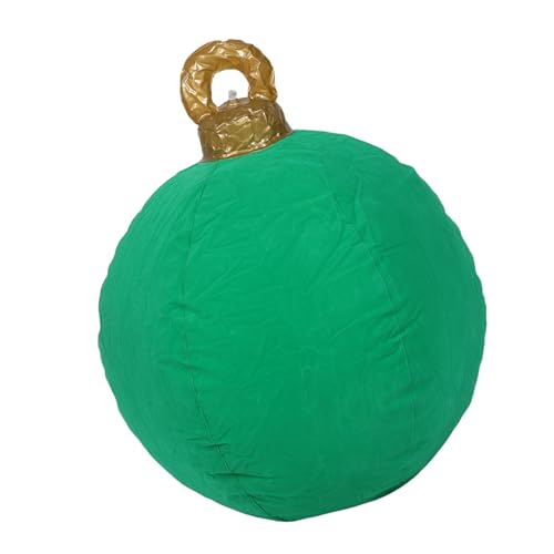 HAMPPLIES Aufblasbare Weihnachtskugel aus Weichem Flauschigem PVC Große Garten Hofdekoration für Festliche Weihnachtsfeiern im Innen Außenbereich HAMPPLIES Aufblasbare Weihnachtskugel aus Weichem Flauschigem PVC Große Garten Hofdekoration für Festliche Weihnachtsfeiern im Innen Außenbereich von HAMPPLIES