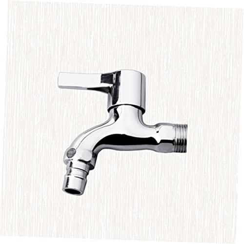 HAMPPLIES Badezimmer Wasserhahn aus Zinklegierung mit Geradem Griff Auslaufsicherer Waschmaschinen Wasseranschluss Rostfrei Schraubgewinde für Garten Bad Toilette Einfacher Anschluss HAMPPLIES Badezimmer Wasserhahn aus Zinklegierung mit Geradem Griff Auslaufsicherer Waschmaschinen Wasseranschluss Rostfrei Schraubgewinde für Garten Bad Toilette Einfacher Anschluss von HAMPPLIES