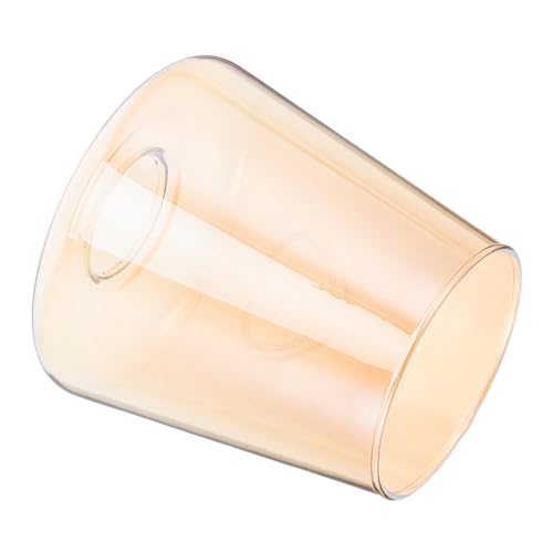 HAMPPLIES Bernsteinfarbener Zylinder Glasschirm Ersatzlampenschirm aus Hitzebeständigem Glas Dekorative Lampenabdeckung für Pendelleuchte Kronleuchter Wandleuchte und Tischlampe HAMPPLIES Bernsteinfarbener Zylinder Glasschirm Ersatzlampenschirm aus Hitzebeständigem Glas Dekorative Lampenabdeckung für Pendelleuchte Kronleuchter Wandleuchte und Tischlampe von HAMPPLIES