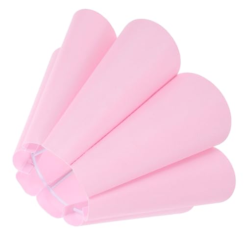 HAMPPLIES Blumenförmiger Stoff Lampenschirm für Tischlampe Dekorative Lampenabdeckung Weiches Licht Einfache Montage Langlebig Geeignet für Schlafzimmer und Wohnzimmer Rosa Blütenblatt von HAMPPLIES