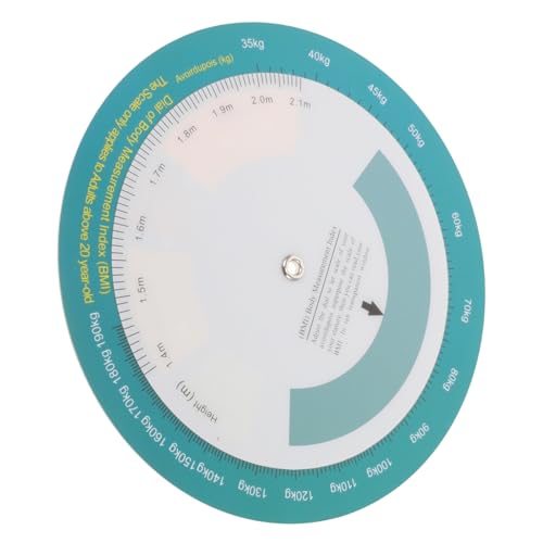 HAMPPLIES Bmi Körpergewichtsskala Drehbarer Bmi Index Wandmontage Schnelle Übersicht Adipositas Hilfsmittel für Erwachsene zur Gesundheitskontrolle HAMPPLIES Bmi Körpergewichtsskala Drehbarer Bmi Index Wandmontage Schnelle Übersicht Adipositas Hilfsmittel für Erwachsene zur Gesundheitskontrolle von HAMPPLIES