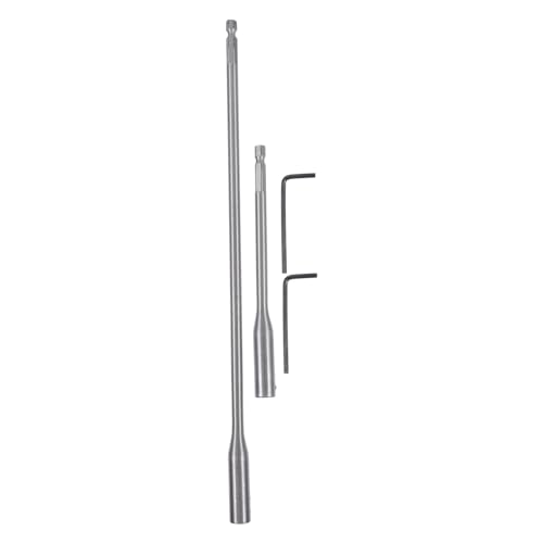 HAMPPLIES Bohrerverlängerung Teiliges Set Stahlverlängerung mit Schraubenschlüssel Präzise Rostbeständig für Holzspatenbohrer und Vielseitige Bohrarbeiten HAMPPLIES Bohrerverlängerung Teiliges Set Stahlverlängerung mit Schraubenschlüssel Präzise Rostbeständig für Holzspatenbohrer und Vielseitige Bohrarbeiten von HAMPPLIES