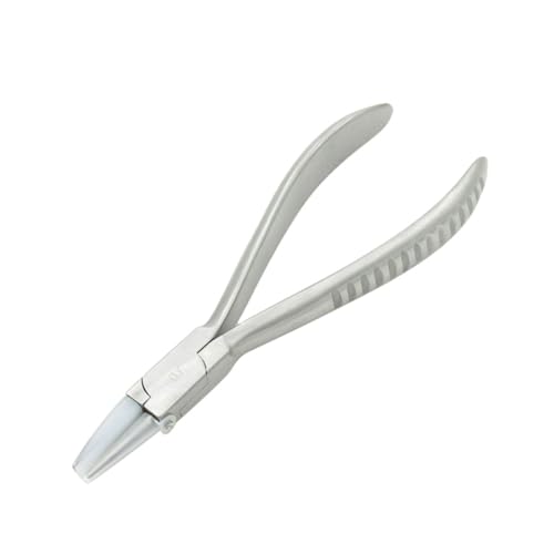 HAMPPLIES Brillenzange Optiker Werkzeug aus Stahl Ergonomisch für Brillenrahmen Reparatur DIY Basteln Silber Halbkreis und Kopf von HAMPPLIES