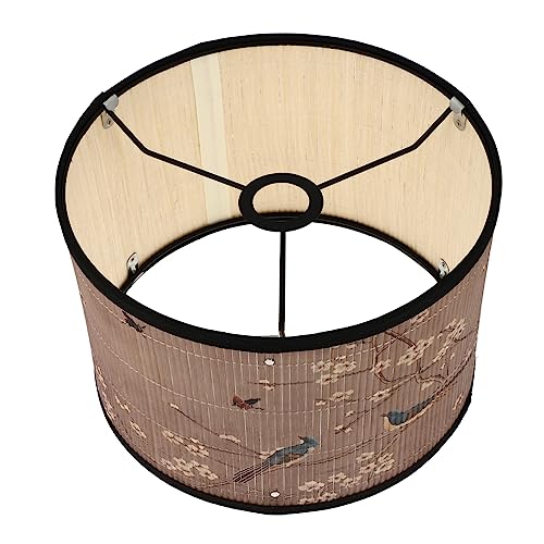 HAMPPLIES Chinesischer Lampenschirm für und Tischlampen Dekorative Lichtabdeckung für Wohnzimmer Schlafzimmer und Esszimmer Handgefertigt Installieren und Funktional von HAMPPLIES