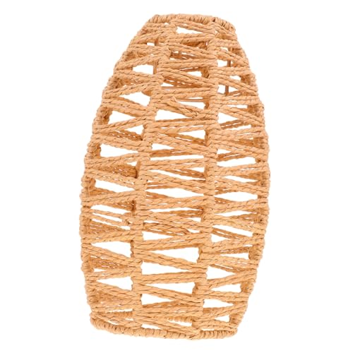 HAMPPLIES Chinesischer Stil Lampenschirm Geflochtene Optik Runde Deckenleuchte Abdeckung Woven Lamp Cover Rustikales Design Für Wohnzimmer Schlafzimmer Büro Cafés Bars HAMPPLIES Chinesischer Stil Lampenschirm Geflochtene Optik Runde Deckenleuchte Abdeckung Woven Lamp Cover Rustikales Design Für Wohnzimmer Schlafzimmer Büro Cafés Bars von HAMPPLIES