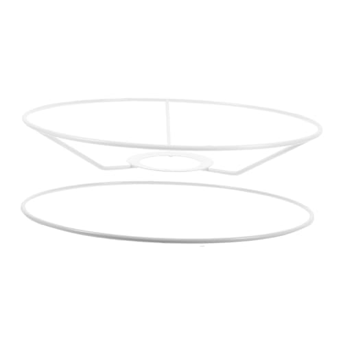 HAMPPLIES DIY Lampenschirm Ring für Tischlampe Stehlampe Hängelampe Robustes Runder Lampenschirm Halter Durchmesser für Schlafzimmer und Wohnzimmer von HAMPPLIES