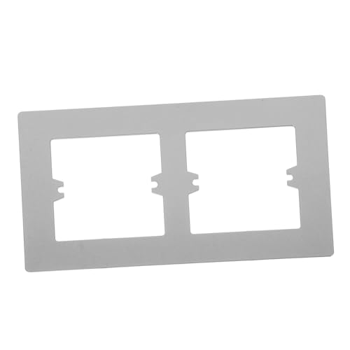 HAMPPLIES Dekorativer Schalterabdeckungsrahmen Zweifach Wandplatte Schutzplatte Erweiterte Abdeckung für Steckdosen Unsichtbare Installation Einfache Montage Wohnraumgestaltung HAMPPLIES Dekorativer Schalterabdeckungsrahmen Zweifach Wandplatte Schutzplatte Erweiterte Abdeckung für Steckdosen Unsichtbare Installation Einfache Montage Wohnraumgestaltung von HAMPPLIES