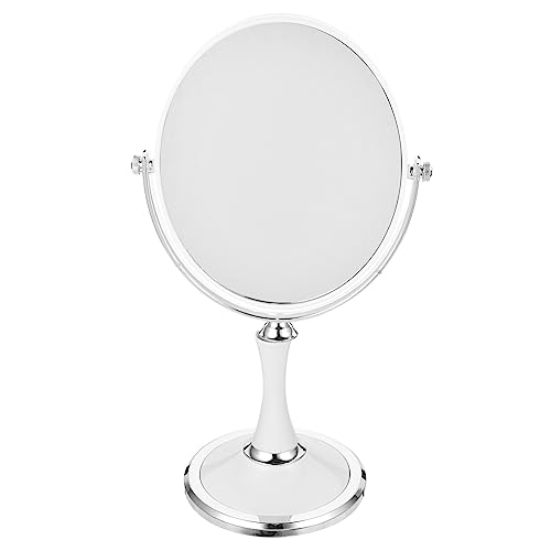 HAMPPLIES Desktop Kosmetikspiegel Doppelseitiger Makeup Spiegel Verstellbar Oval für Wohnzimmer und Schlafzimmer Hochauflösende Spiegelfläche Dekorativer Tischspiegel ohne Verzerrung HAMPPLIES Desktop Kosmetikspiegel Doppelseitiger Makeup Spiegel Verstellbar Oval für Wohnzimmer und Schlafzimmer Hochauflösende Spiegelfläche Dekorativer Tischspiegel ohne Verzerrung von HAMPPLIES