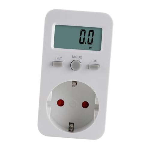 HAMPPLIES Digitales Energiemessgerät Steckdose mit Großem Lcd display Stromverbrauchsanzeige Energiesparfunktion Kompatibel für Eu steckdosen zur Präzisen Stromkostenkontrolle und HAMPPLIES Digitales Energiemessgerät Steckdose mit Großem Lcd display Stromverbrauchsanzeige Energiesparfunktion Kompatibel für Eu steckdosen zur Präzisen Stromkostenkontrolle und von HAMPPLIES
