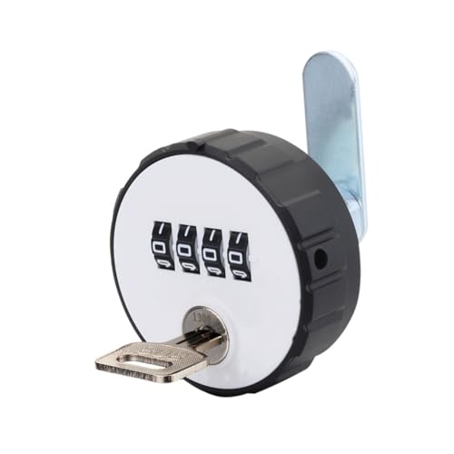 HAMPPLIES Doppeltes Zahlenschloss Mechanisches Zylinderschloss mit Stelligem Code für Werkzeugkasten Schrank Schublade und Robust und Einfach HAMPPLIES Doppeltes Zahlenschloss Mechanisches Zylinderschloss mit Stelligem Code für Werkzeugkasten Schrank Schublade und Robust und Einfach von HAMPPLIES