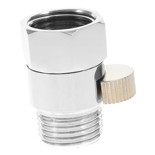 HAMPPLIES Duschkopf Absperrventil Wasserstopper Ventil Badarmatur Handbrause Anschluss für Wasserdruckregulierung und Durchflusskontrolle Badezimmer Ersatzteil von HAMPPLIES