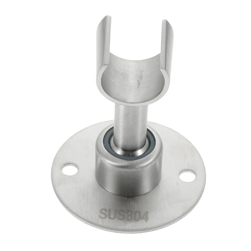 HAMPPLIES Edelstahl Duschkopf Halterung Verstellbar Wandmontage Brausehalterung Handbrause Halter Drehbar Rostfrei Für Bad Zubehör Mit Schrauben von HAMPPLIES