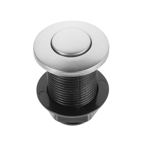 HAMPPLIES Edelstahl Luftdruckschalter Ersatzteil für Haushaltsmüllentsorgung Langlebiger Abs Schalter für Abfallentsorger und Badewanne Korrosionsbeständig Einfache Montage von HAMPPLIES