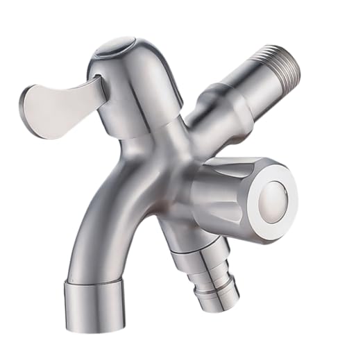 HAMPPLIES Edelstahl Mehrzweck Waschmaschinen Wasserhahn Rostfrei Platzsparend Ergonomischer Griff Einfache Installation für Bad Balkon Haushalt und Hotel Langlebiger Sanitär Wasserhahn HAMPPLIES Edelstahl Mehrzweck Waschmaschinen Wasserhahn Rostfrei Platzsparend Ergonomischer Griff Einfache Installation für Bad Balkon Haushalt und Hotel Langlebiger Sanitär Wasserhahn von HAMPPLIES