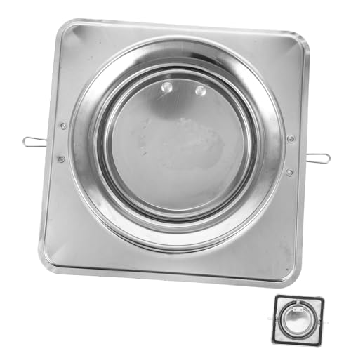 HAMPPLIES Edelstahl Wandventil mit Rückstauklappe und Einstellbarem Rückflussventil für Abluftventilator und Trockner Wetterfestes Außenlüftungsgitter für Küche und Bad HAMPPLIES Edelstahl Wandventil mit Rückstauklappe und Einstellbarem Rückflussventil für Abluftventilator und Trockner Wetterfestes Außenlüftungsgitter für Küche und Bad von HAMPPLIES