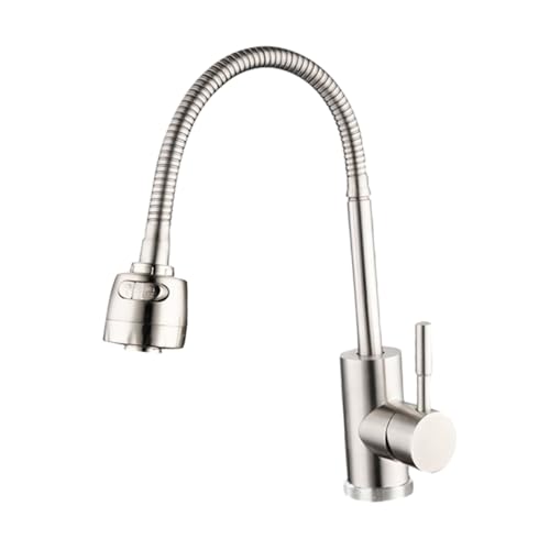 HAMPPLIES Edelstahl Wasserhahn Küchenarmatur Badarmatur Drehbar Langlebig Einfache Montage Modernes Design für Warm Kaltwasser Geeignet Haushalt HAMPPLIES Edelstahl Wasserhahn Küchenarmatur Badarmatur Drehbar Langlebig Einfache Montage Modernes Design für Warm Kaltwasser Geeignet Haushalt von HAMPPLIES