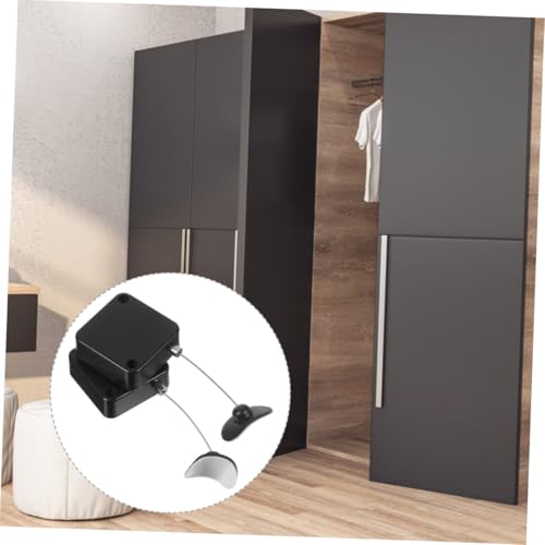 HAMPPLIES Einziehbares Sicherheitskabelschloss mit Fernbedienung Stahlseil Diebstahlschutz Automatische Rückführung Vielseitig Einsetzbar für Fahrrad Motorrad Gepäck von HAMPPLIES