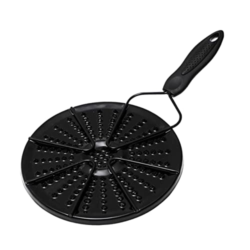 HAMPPLIES Enamel Pot Wärmeverteilerplatte mit Griff Design Kochgeschirr Zubehör für Gasherde Effektive Wärmeleitung und Schutz für Töpfe Schützt vor Verfärbungen und Kratzern von HAMPPLIES