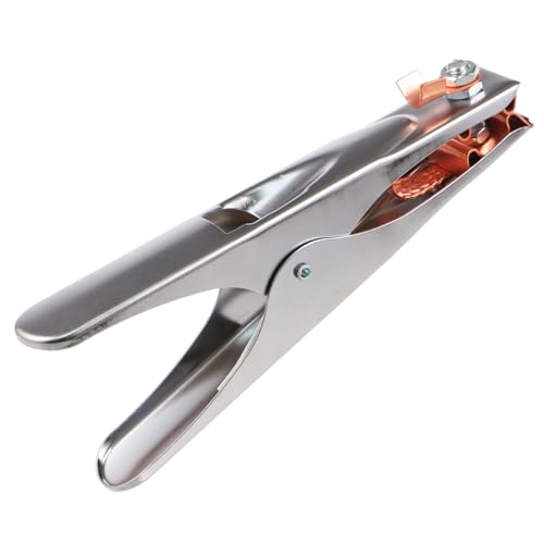 HAMPPLIES Erdungsklemme Schwere Ausführung Verzinkte Schweißerdungsklemme Langlebig Vielseitig Einsetzbar für Elektrische Geräte Sichere Erdungsverbindung Einfach Montierbar von HAMPPLIES