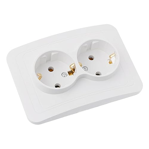 HAMPPLIES Fach Wandsteckdose Steckdose für Zuhause Europäischer mit Modernem Design für Laptop und Tablet PC Vielseitig Einsetzbar Hotels und Öffentlichen Räumen HAMPPLIES Fach Wandsteckdose Steckdose für Zuhause Europäischer mit Modernem Design für Laptop und Tablet PC Vielseitig Einsetzbar Hotels und Öffentlichen Räumen von HAMPPLIES