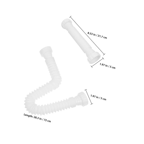 HAMPPLIES Flexibles Abflussrohr mit Doppelgewinde Stabiles Kunststoff material Kompakte Spülbecken Ablaufgarnitur für Waschbecken und Müllentsorger Einfache Montage Platzsparend Spüle HAMPPLIES Flexibles Abflussrohr mit Doppelgewinde Stabiles Kunststoff material Kompakte Spülbecken Ablaufgarnitur für Waschbecken und Müllentsorger Einfache Montage Platzsparend Spüle von HAMPPLIES