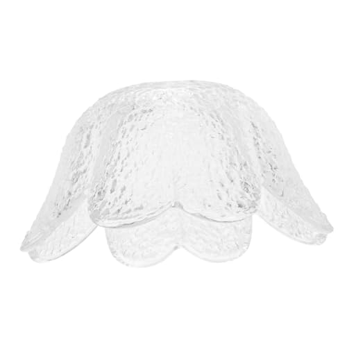 HAMPPLIES Glas Lampenschirm Eleganter Deckenlampenschirm aus Klarem Glas für Wohnraumdekoration Kleines Lampenschirm design als Ersatz oder Aufwertung Modernes Lichtambiente für Flur HAMPPLIES Glas Lampenschirm Eleganter Deckenlampenschirm aus Klarem Glas für Wohnraumdekoration Kleines Lampenschirm design als Ersatz oder Aufwertung Modernes Lichtambiente für Flur von HAMPPLIES