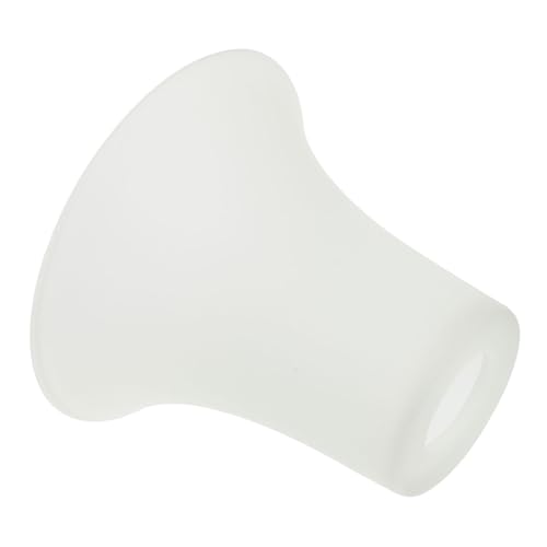 HAMPPLIES Glas Lampenschirm Mattiert Mittelöffnung Langlebig Dekorativ für Wand und Deckenleuchten Warmes Licht Einfache Montage Geeignet für Wohnräume von HAMPPLIES