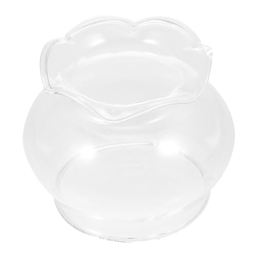 HAMPPLIES Glas Lampenschirm Öllampe Lampenabdeckung Windschutz Dekorativer Lampenschirm für Kerzen und Öllichter Terrasse von HAMPPLIES