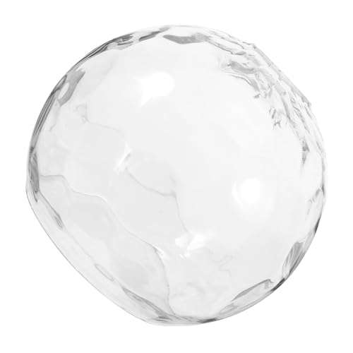 HAMPPLIES Glas Lampenschirm Rund Glas Lampenabdeckung Ersatz Deckenleuchte für Wohnzimmer Schlafzimmer Küche Pendelleuchte Langlebig Leicht zu Installieren Dekorativ für Bar Arbeitszimmer von HAMPPLIES