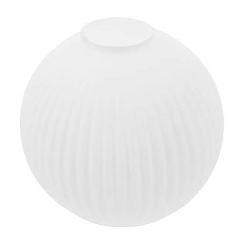 HAMPPLIES Glaskugel Lampenschirm Ersatz aus Milchigem Glas mit Streifen Langlebig und Leicht zu Reinigen für Deckenleuchten Wandleuchten und DIY Pendellampen Angenehme Lichtstreuung für HAMPPLIES Glaskugel Lampenschirm Ersatz aus Milchigem Glas mit Streifen Langlebig und Leicht zu Reinigen für Deckenleuchten Wandleuchten und DIY Pendellampen Angenehme Lichtstreuung für von HAMPPLIES