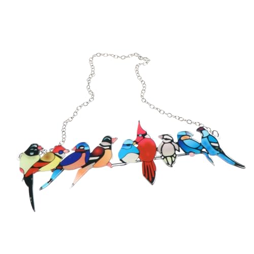 HAMPPLIES Hängendes Ornament Aus Gefärbtem Glas Vogel-Dekoration Für Fenster Wand Und Zuhause Stilvolle Wohnaccessoires Für Anlässe Wie Geburtstage Und Weihnachten Teiliges Mit Klarer HAMPPLIES Hängendes Ornament Aus Gefärbtem Glas Vogel-Dekoration Für Fenster Wand Und Zuhause Stilvolle Wohnaccessoires Für Anlässe Wie Geburtstage Und Weihnachten Teiliges Mit Klarer von HAMPPLIES