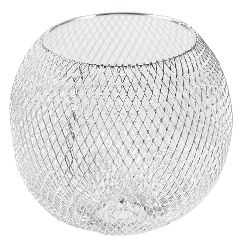 HAMPPLIES Handgefertigter Eisen Lampenschirm Hängend mit Offenem Design Lichtabdeckung für Pendelleuchten DIY Retrofit Geeignet für Wohnzimmer Schlafzimmer Küche von HAMPPLIES