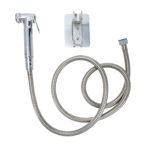 HAMPPLIES Handheld Bidet Sprayer Kupfer Hochdruck Toilettenspray Duschkopf Wc Reinigung Brause Schlauch ohne Bohren für Persönliche Hygiene Badezimmer HAMPPLIES Handheld Bidet Sprayer Kupfer Hochdruck Toilettenspray Duschkopf Wc Reinigung Brause Schlauch ohne Bohren für Persönliche Hygiene Badezimmer von HAMPPLIES